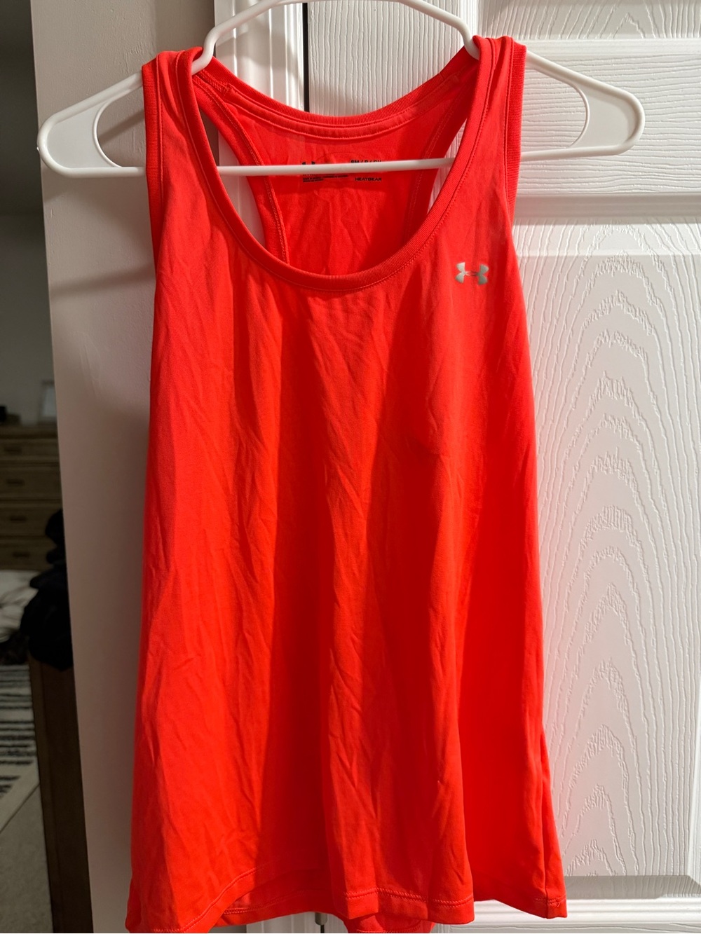 Under Armour Neon Coral Performance Racerback Tank